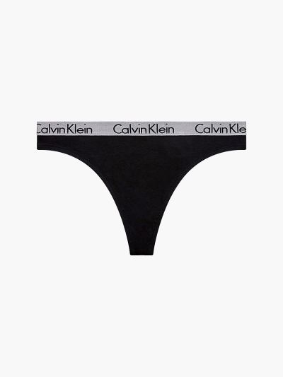 Calvin Klein Underwear HU042268 | Calvin Klein Radiant Cotton Női Tanga Fekete
